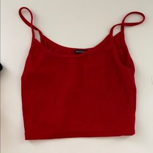 NWT! BRANDY MELVILLE cropped red top